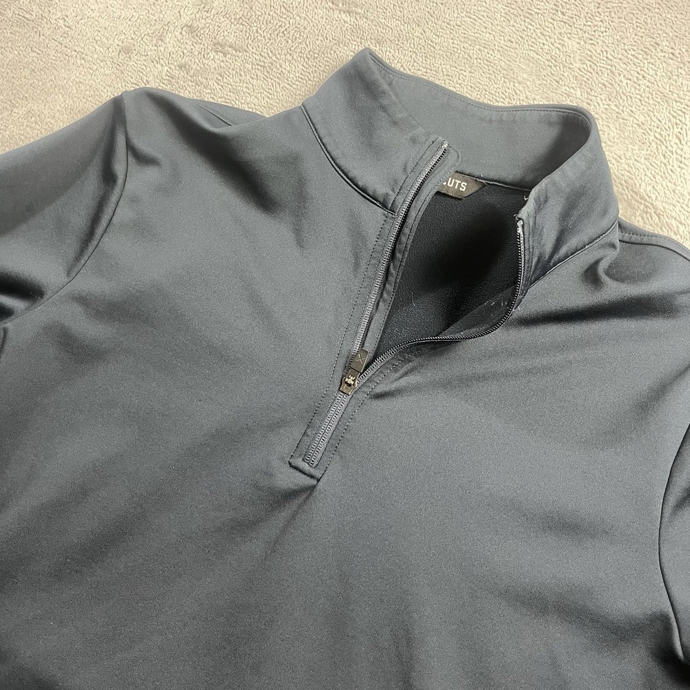 Cuts‎ Clothing Jacket Mens L Navy 1/4 Quarter Zip Pullover Pyca Pro Activewear